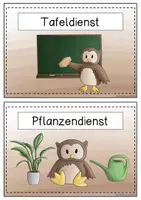 Vorschau - Poster - Eulenklasse - Klassendienste - Seite 2
