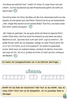 Vorschau - Arbeitsblätter - Lesespurgeschichte "Chaos am See" Level 3 DaZ / Deutsch - Seite 3