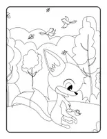 Vorschau - Mal- und Bastelvorlagen - Kunstprojekt Fuchs Malvorlagen / Ausmalbilder für die Fuchsklasse - Seite 1