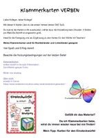 Vista previa - Tarjetas / Manipulativos - CLIP CARDS alemán meine ersten 36 Verben - página 1