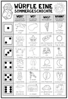 Vorschau - Arbeitsblätter - WÜRFELGESCHICHTE - SOMMER (+Arbeitsblätter) - Seite 3