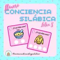 Vista previa - Juegos / Gamificación - LLAVERO CONCIENCIA SILÁBICA LETRA S - Portada