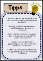 Vorschau - Spiele - Zwei Wahrheiten und eine Lüge - mit Tipps und Beispielen - Wahrheit oder Lüge? - Kennenlernspiel, Spiel zum Schuljahresanfang - Seite 3