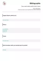 Aperçu - Apprentissages en autonomie - Sous-mains mémo maths Cycle 2 Jaune - Page 1
