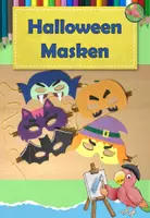 Vorschau - Mal- und Bastelvorlagen - Kunst Halloween, Masken zum Basteln, Herbst - Deckblatt
