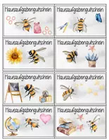 Vorschau - Bildkarten - Hausaufgabengutscheine - Bienenklasse / Belohnung - Seite 1
