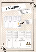 Vorschau - Fördermaterial/Inklusion - Meldeheft - Deckblatt