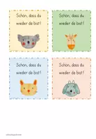 Vorschau - Poster - Willkommenskärtchen Tiere zum Schulstart 1.-4. Kl - Seite 2