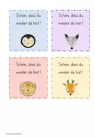 Vorschau - Poster - Willkommenskärtchen Tiere zum Schulstart 1.-4. Kl - Seite 3