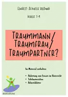 Vorschau - Stundenentwürfe - Sexuelle Bildung: Traumfrau/ Traummann/ Traumpartner? - Deckblatt