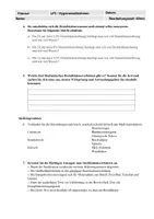 Vorschau - Klassenarbeiten - Klausur MFA LF3 Hygiene - Seite 1