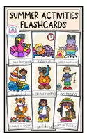 Vorschau - Bildkarten - Summer Activities - Picture & Word Cards - Deckblatt