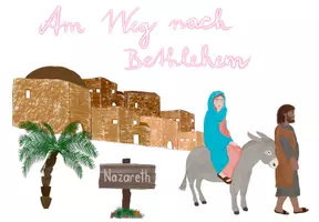 Vorschau - Poster - Maria und Josef - Nazareth - Weihnachten - Deckblatt