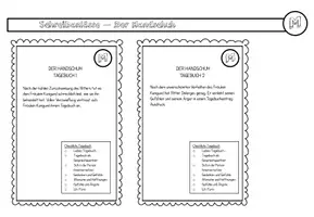 Vorschau - Arbeitsblätter - Ballade Schreibanlass Der Handschuh Brief & Tagebuch - Seite 1