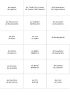 Vorschau - Bildkarten - DaZ A1 Wortschatz Berufe/ 36 Lernkarten - Seite 3