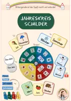 Vorschau - Fördermaterial/Inklusion - Jahreskreis-Schilder für einen DIY-Legekreis - Deckblatt