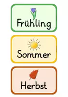Vorschau - Fördermaterial/Inklusion - Jahreskreis-Schilder für einen DIY-Legekreis - Seite 3