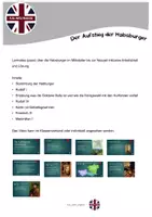 Vorschau - Stundenentwürfe - Der Aufstieg der Habsburger Lernvideo + AB - Deckblatt