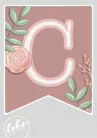Vorschau - Anderer Materialtyp - Rosen-Wimpel mit Buchstaben und Zahlen - Seite 3