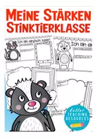 Vorschau - Arbeitsblätter - Meine Stärken - Stinktierklasse Arbeitsbläter Reflexion - Deckblatt