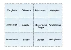 Vorschau - Spiele - XL Lege-Spiel Stilmittel / Rhetorische Mittel - mit Lösung - Seite 3
