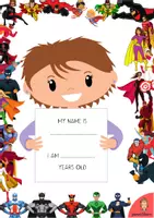 Vista previa - Hojas de trabajo - Colours and numbers Superheroes worksheets - página 2