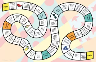 Vista previa - Hojas de trabajo - Summer speaking board game; el verano: juego de conversación (Inglés) - página 3