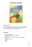 Vorschau - Mal- und Bastelvorlagen - Kunst Herbst, Gestalte einen Herbstwald, Grundschule - Seite 1