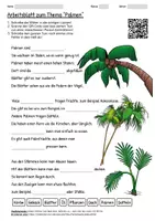 Vorschau - Arbeitsblätter - Arbeitsblatt "Palmen" + Onlineübung & MP3 + - Deckblatt