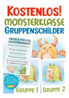 Vorschau - Bildkarten - Gruppenschilder - Monsterklasse / Klassenmaskottchen Monster - Deckblatt