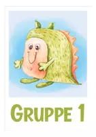 Vorschau - Bildkarten - Gruppenschilder - Monsterklasse / Klassenmaskottchen Monster - Seite 1
