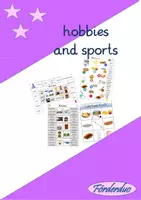 Vorschau - Spiele - Materialpaket "hobbies and sports" (gerund/ ing-form) - Deckblatt