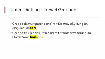 Vorschau - Präsentationen/Tafelbilder - Les verbes en -ir Simon Bigagli - Seite 2