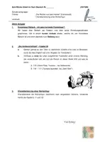 Vorschau - Klassenarbeiten - Deutscharbeit Charakterisierung Gastmann aus "Der Richter und sein Henker" (Friedrich Dürrenmatt) - Deckblatt