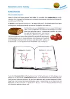 Vorschau - Arbeitsblätter - Einstieg in die Ernährung – Bestandteile der Nahrung - Deckblatt