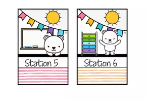 Vorschau - Poster - Stationsschilder für Stehrahmen – Stationenbetrieb - Eisbärenklasse - Seite 3