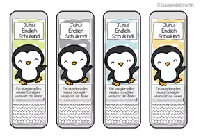 Vorschau - Poster - Lesezeichen - Pinguinklasse - Geschenk zum Schulstart - Seite 2