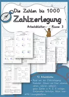 Vorschau - Arbeitsblätter - Die Zahlen bis 1000: Zahlzerlegung Klasse 3 - Seite 1