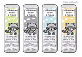 Vorschau - Poster - Lesezeichen - Waschbärenklasse - Geschenk zum Schulstart - Seite 3