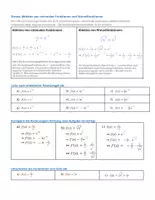 Vorschau - Arbeitsblätter - Handout zur Ableitung: Potenz- und Summenregel - Seite 2