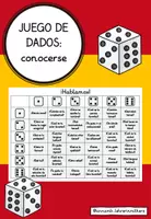 Vorschau - Arbeitsblätter - Juego de dados: conocerse - Deckblatt