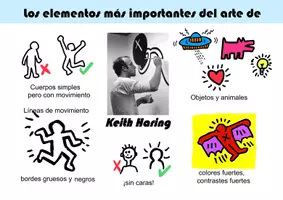 Vista previa - Hojas de trabajo - ARTE: elementos del arte de Keith Haring (PDF) - página 1