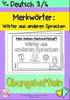Vorschau - Arbeitsblätter - Merkwörter Übungshefte wachsendes Paket - Seite 1