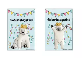Vorschau - Bildkarten - Eisbärenklasse - Geburtstagsschilder / Geburtstagsaufsteller - Seite 2