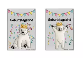 Vorschau - Bildkarten - Eisbärenklasse - Geburtstagsschilder / Geburtstagsaufsteller - Seite 3