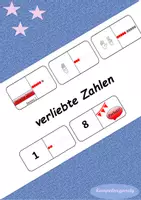 Vorschau - Spiele - Domino verliebte Zahlen --> 3 verschiedene Varianten - Deckblatt