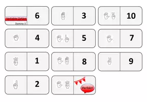 Vorschau - Spiele - Domino verliebte Zahlen --> 3 verschiedene Varianten - Seite 2