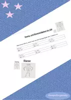 Vorschau - Arbeitsblätter - Zwerg- und Riesenaufgaben ZR 1000 Übungsaufgaben - Deckblatt