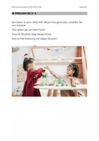 Vorschau - Arbeitsblätter - DaZ B1 DTZ/ DTÖ Sprechen Thema Spielen - Deckblatt