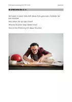 Vorschau - Arbeitsblätter - DaZ B1 DTZ/ DTÖ Sprechen Thema Wohnung - Deckblatt